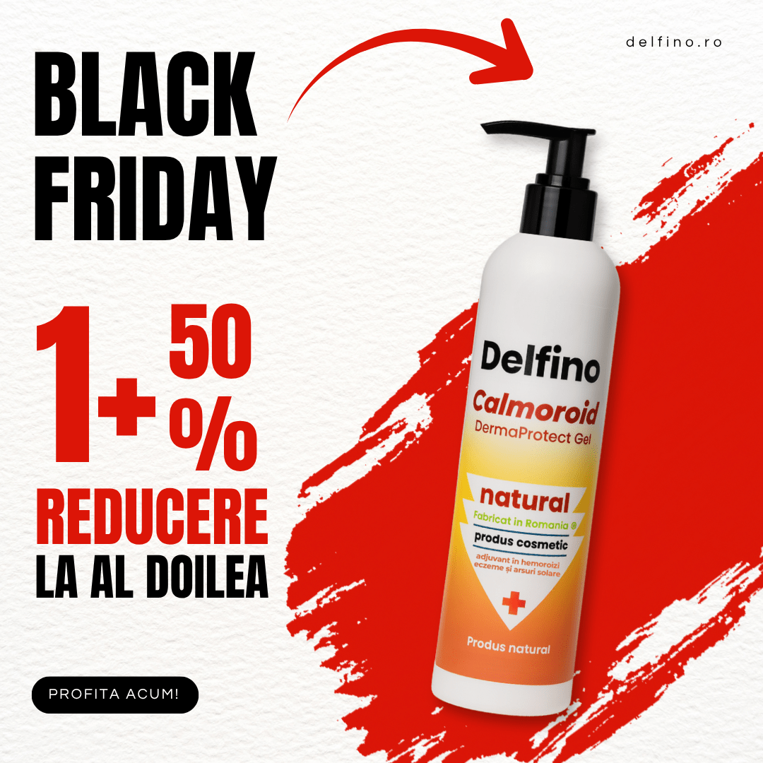 Gel Calmoroid pentru Hemoroizi- Delfino®️