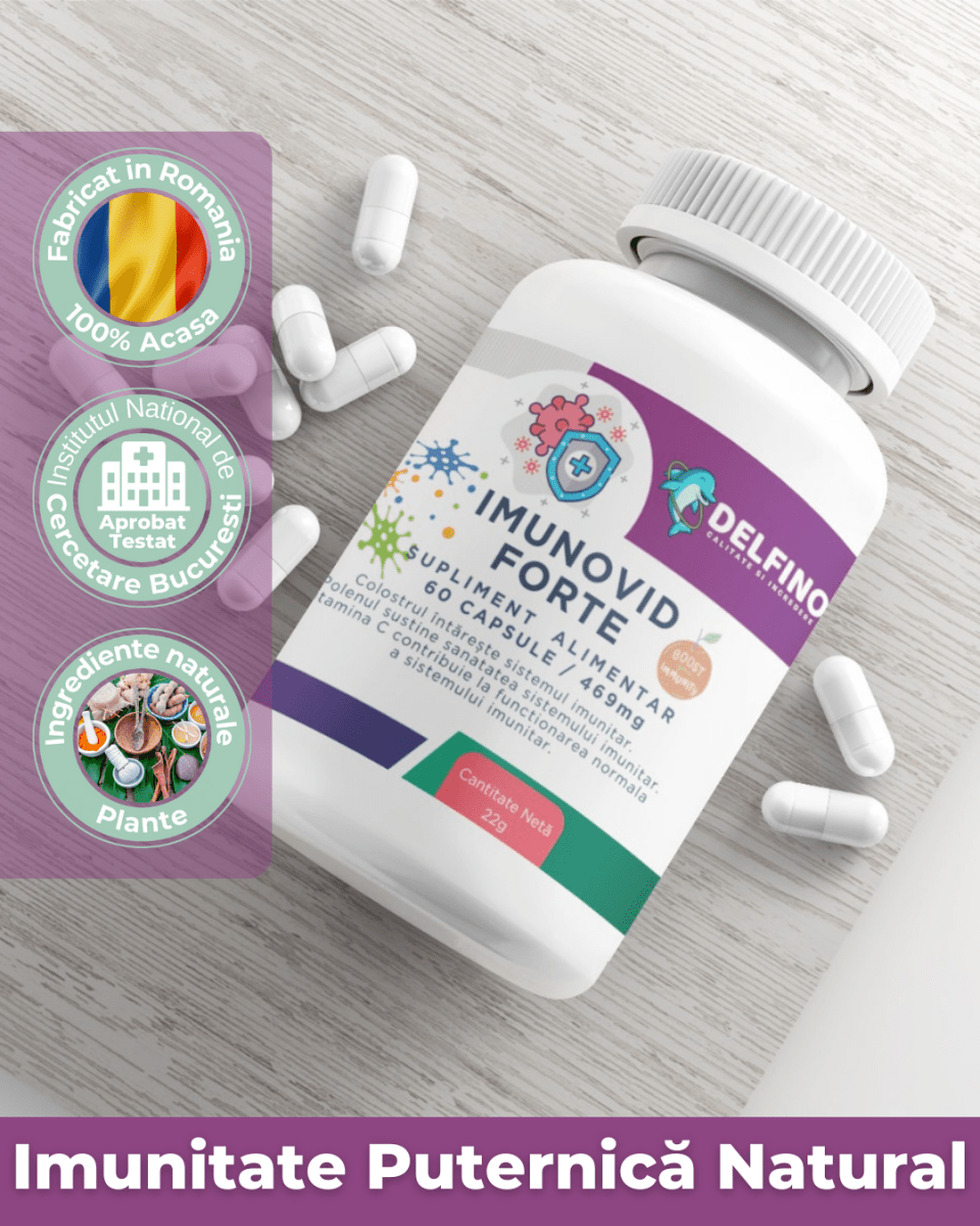 Imunovid Forte Delfino®️ - 60 de Capsule