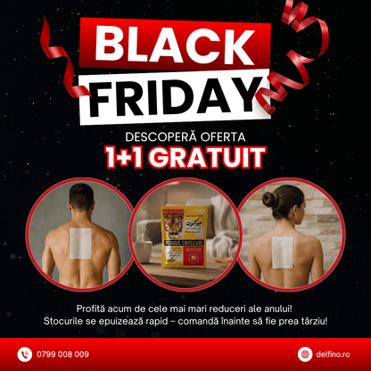 Plasturi Terapeutici cu Ardei Iute Delfino®️ (SET 12)