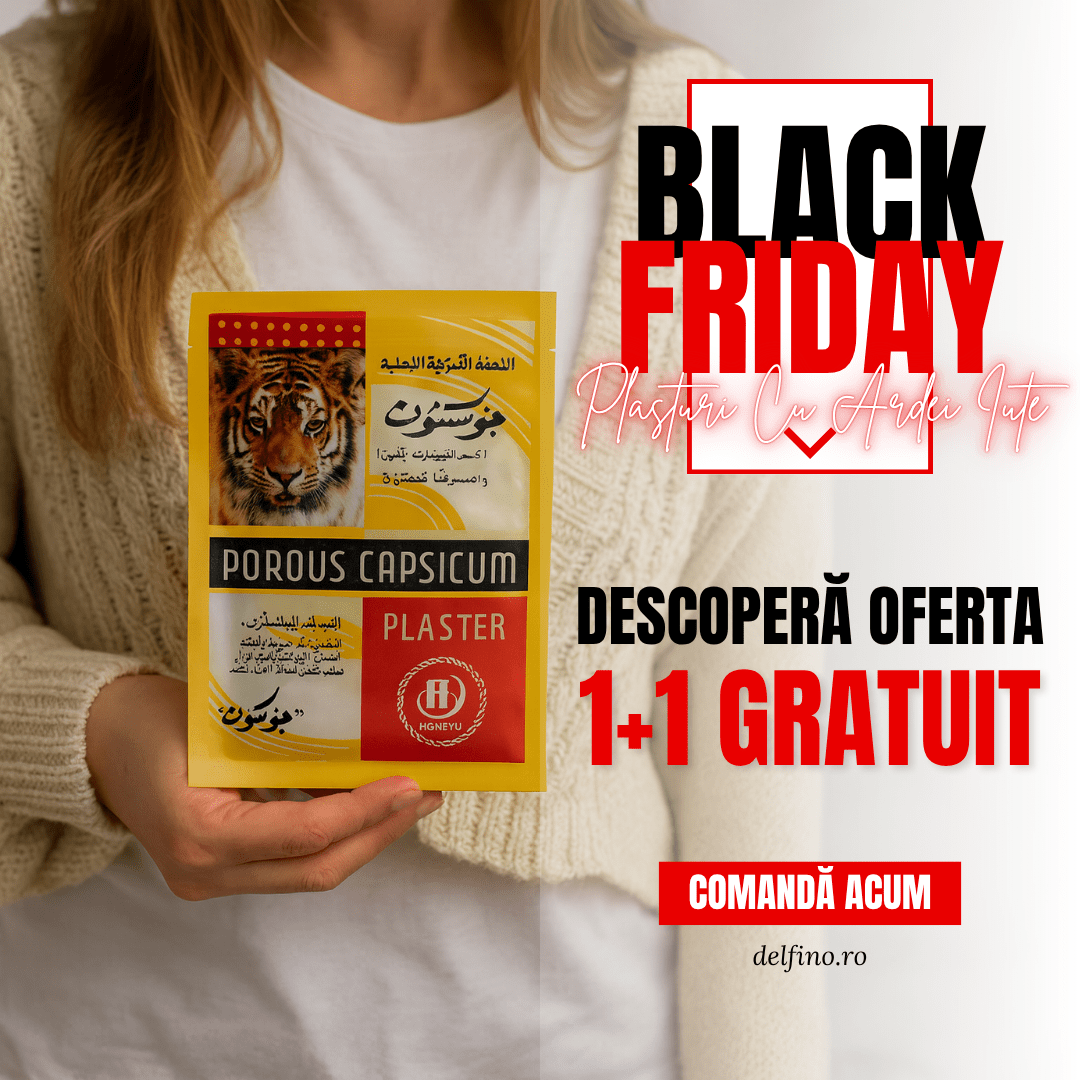 Plasturi Terapeutici cu Ardei Iute Delfino®️ (SET 12)