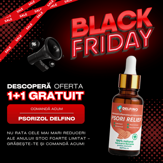 Psorizol Delfino® - Ulei pentru Psoriazis si iritații pe piele